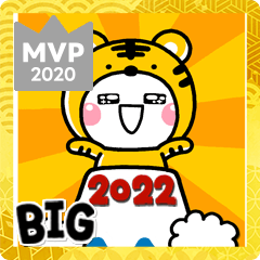 [LINEスタンプ] 大人の敬語年賀スタンプ♡BIG♡【2022年】