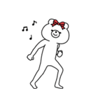 飛び出す！シュールくま(お祝い) rev.（個別スタンプ：2）