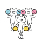 飛び出す！シュールくま(お祝い) rev.（個別スタンプ：15）