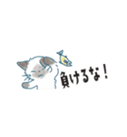 猫たちのヨコナガスタンプ（個別スタンプ：14）