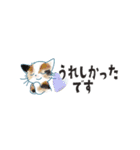 猫たちのヨコナガスタンプ（個別スタンプ：34）