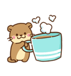 コツメカワウソ♡シンプル 基本（個別スタンプ：6）