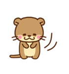 コツメカワウソ♡シンプル 基本（個別スタンプ：10）