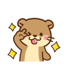 コツメカワウソ♡シンプル 基本（個別スタンプ：14）