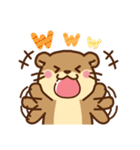 コツメカワウソ♡シンプル 基本（個別スタンプ：18）