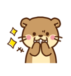 コツメカワウソ♡シンプル 基本（個別スタンプ：19）