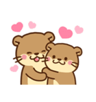 コツメカワウソ♡シンプル 基本（個別スタンプ：23）