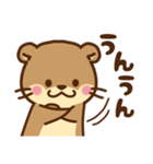 コツメカワウソ♡シンプル 基本（個別スタンプ：27）