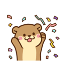 コツメカワウソ♡シンプル 基本（個別スタンプ：31）