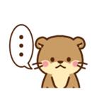コツメカワウソ♡シンプル 基本（個別スタンプ：36）