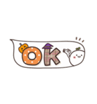 気弱さんでも使いやすい☆秋の省スペース（個別スタンプ：2）