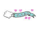 幸せ小鳥の手描き文字♡省スペース（個別スタンプ：28）
