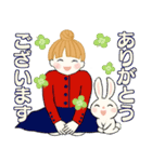キュートなお団子ちゃん 7 ☆ ほっこり秋冬（個別スタンプ：10）