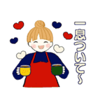 キュートなお団子ちゃん 7 ☆ ほっこり秋冬（個別スタンプ：14）
