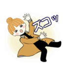 キュートなお団子ちゃん 7 ☆ ほっこり秋冬（個別スタンプ：27）