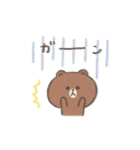 *雑貨風*ゆるカワBROWN ＆ FRIENDS②（個別スタンプ：17）