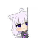 ホロライブ公式スタンプ「猫又おかゆ」（個別スタンプ：8）