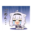 ホロライブ公式スタンプ「猫又おかゆ」（個別スタンプ：17）