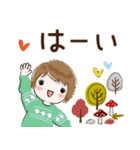 普通に大人女子 秋から冬の到来(秋〜冬編)（個別スタンプ：6）