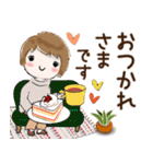普通に大人女子 秋から冬の到来(秋〜冬編)（個別スタンプ：14）