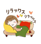 普通に大人女子 秋から冬の到来(秋〜冬編)（個別スタンプ：16）