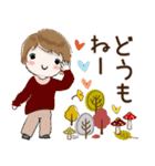 普通に大人女子 秋から冬の到来(秋〜冬編)（個別スタンプ：30）