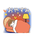 普通に大人女子 秋から冬の到来(秋〜冬編)（個別スタンプ：35）