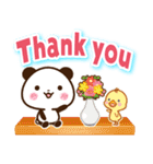 パンダ＆ひよこ やさしい励まし・応援（個別スタンプ：4）