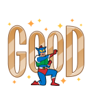 クレヨンしんちゃん デカ文字スタンプ（個別スタンプ：12）