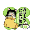可愛い猫さん達の日常スタンプ ♡ 秋冬編（個別スタンプ：2）
