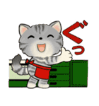可愛い猫さん達の日常スタンプ ♡ 秋冬編（個別スタンプ：22）
