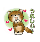 可愛い猫さん達の日常スタンプ ♡ 秋冬編（個別スタンプ：25）