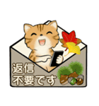 可愛い猫さん達の日常スタンプ ♡ 秋冬編（個別スタンプ：36）