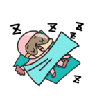 可愛い猿！スノーボード。（個別スタンプ：19）