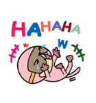 可愛い猿！スノーボード。（個別スタンプ：27）