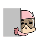 可愛い猿！スノーボード。（個別スタンプ：31）