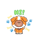 PUPPY BROWN（個別スタンプ：1）