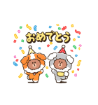 PUPPY BROWN（個別スタンプ：8）
