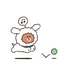 PUPPY BROWN（個別スタンプ：13）