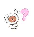 PUPPY BROWN（個別スタンプ：17）