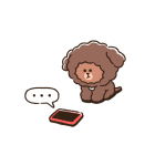 PUPPY BROWN（個別スタンプ：20）