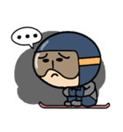 スノーボード。（個別スタンプ：14）