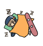 スノーボード。（個別スタンプ：19）