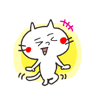 日本猫リアクション。（個別スタンプ：1）