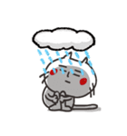 日本猫リアクション。（個別スタンプ：4）