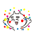 日本猫リアクション。（個別スタンプ：5）