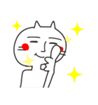 日本猫リアクション。（個別スタンプ：6）