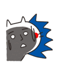 日本猫リアクション。（個別スタンプ：12）