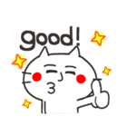 日本猫リアクション。（個別スタンプ：22）