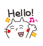 日本猫リアクション。（個別スタンプ：30）